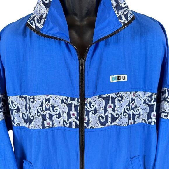 Vintage Sideout Windbreaker Unisex Size Large - Picture 3 of 6